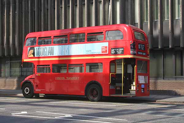 Classic London bus