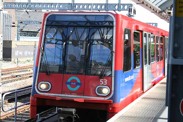 London DLR train