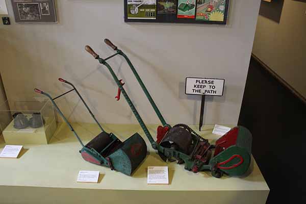 Mowers at the London Garden Museum