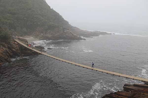 Suspension bridge at Tsitsikamma National Park, South Africa
