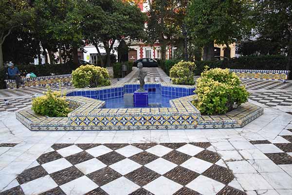 Public square in Cadiz