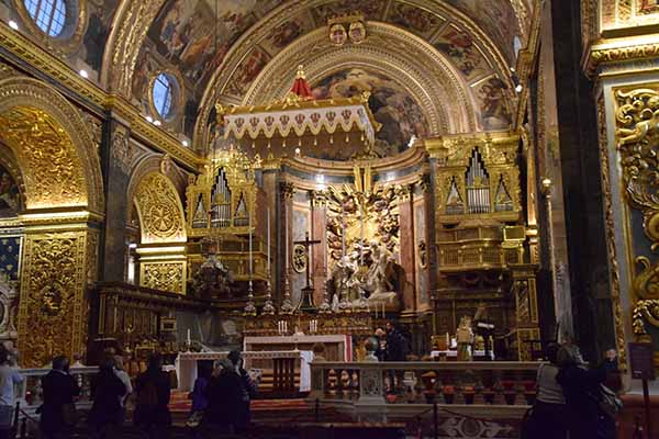 St John's Co Cathedral interior view