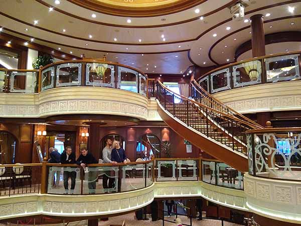 Atrium onboard Queen Victoria