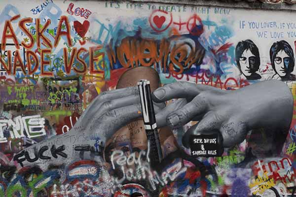 John Lennon Wall Prague