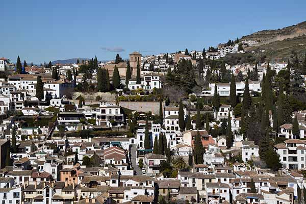 Granada city view