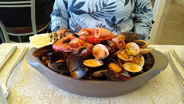 Seafood platter