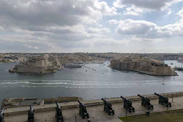 THree Cities viewed from Valetta