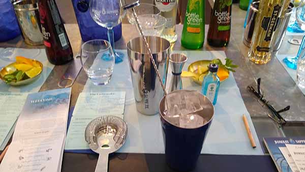 Bombay Sapphire gin masterclass