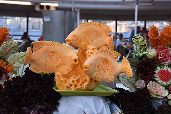 Vegetable carvings