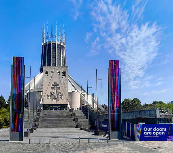 Metropolitan Cathedral of Christ the King, affectionately known by locals as Paddy's Wigwam