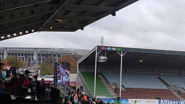 The Stoop with Twickenham Stadium in the background