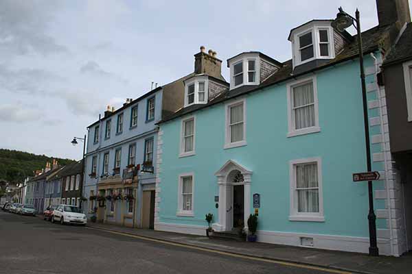 Kirkcudbright pastel painted house