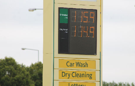 Petrol Price display